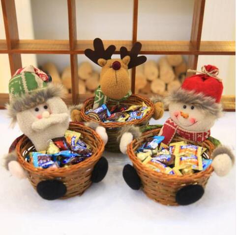 hot sales Free shipping 2019 Handmade Christmas Candy Basket Desktop Decoration Christmas Decoration Gifts
hot sales Free shipping 2019 Handmade Christmas Candy Basket Desktop Decoration Christmas Decoration Gifts