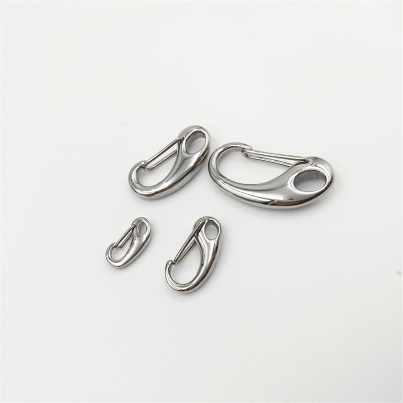 20pcs/lot 15-50mm Bag Clasps Lobster Swivel Trigger Clips stainless steel Hook Strapping For DIY Accessories Keychain Parts от DHgate WW