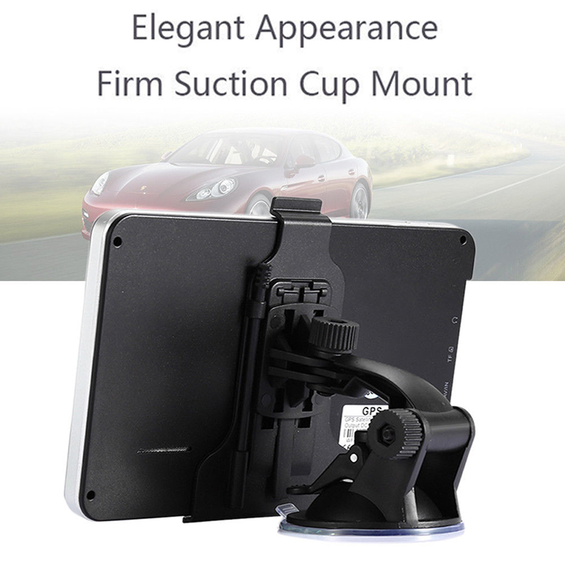 Durable HD 7 Inch Vehicle GPS with Bluetooth - Authentic Multilingual Truck Navigation Device with Built-in AVIN FM Functionality