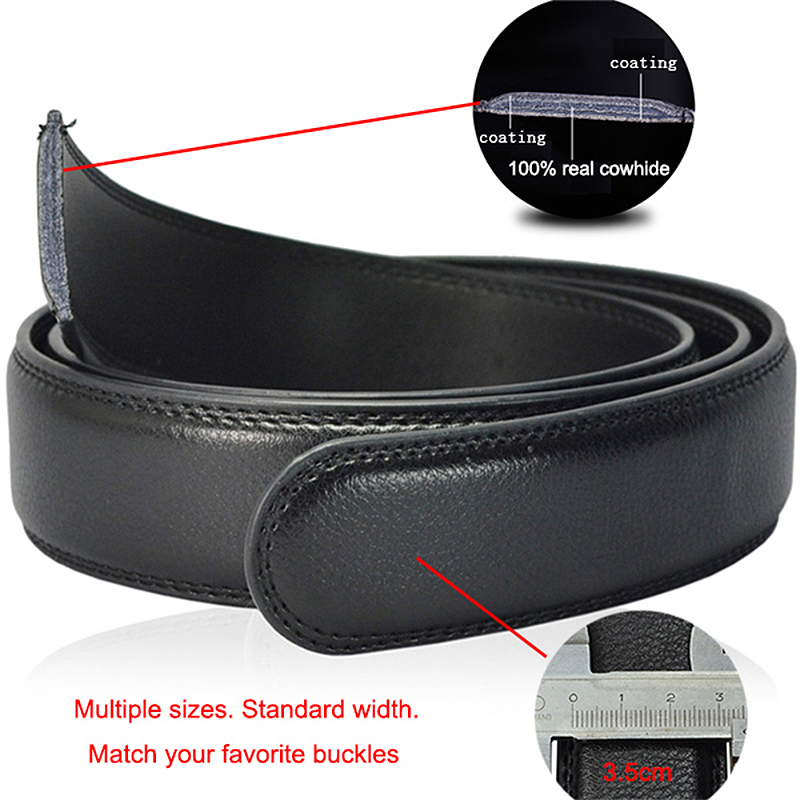 KAWEIDA New Arrivals belts for men 2018 hollow B Metal Automatic Buckle letter belt cow genuine leather belt for male