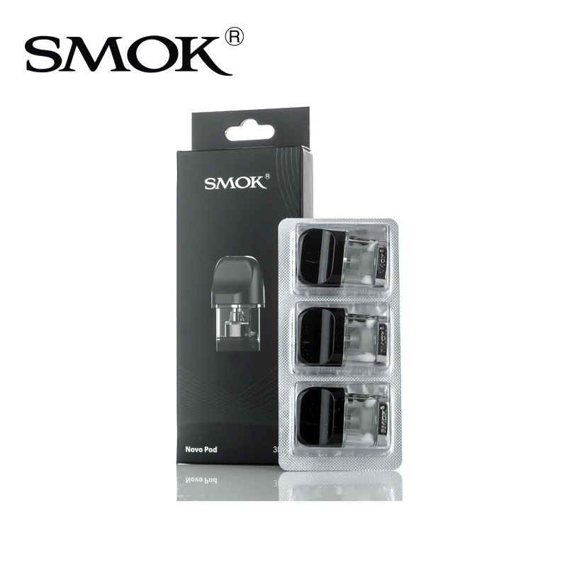 SMOK Novo Cartridge 1.2ohm 1.5ohm Replacment Pod 2ml Capacity Air-Driven System For Smoktech Novo Kit 100% Original
SMOK Novo Cartridge 1.2ohm 1.5ohm Replacment Pod 2ml Capacity Air-Driven System For Smoktech Novo Kit 100% Original