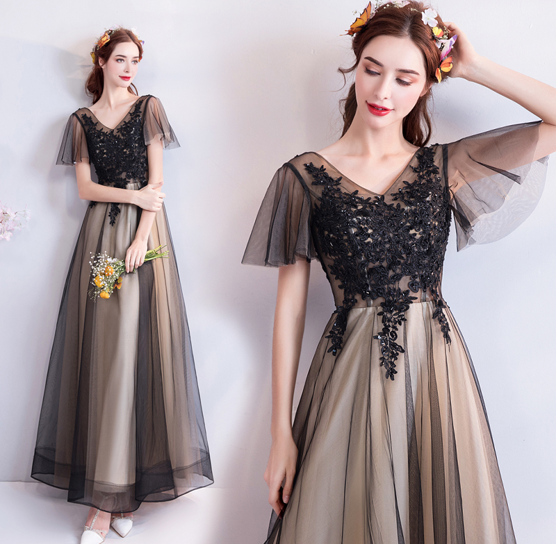 Vintage Prom Dresses 2020 Applique Lace Beaded Puffy Sleeves Evening Gowns Tulle Elegant Long Graduation Dresses Homecoming Party Gowns, Dark navy
Vintage Prom Dresses 2020 Applique Lace Beaded Puffy Sleeves Evening Gowns Tulle Elegant Long Graduation Dresses Homecoming Party Gowns, Dark navy