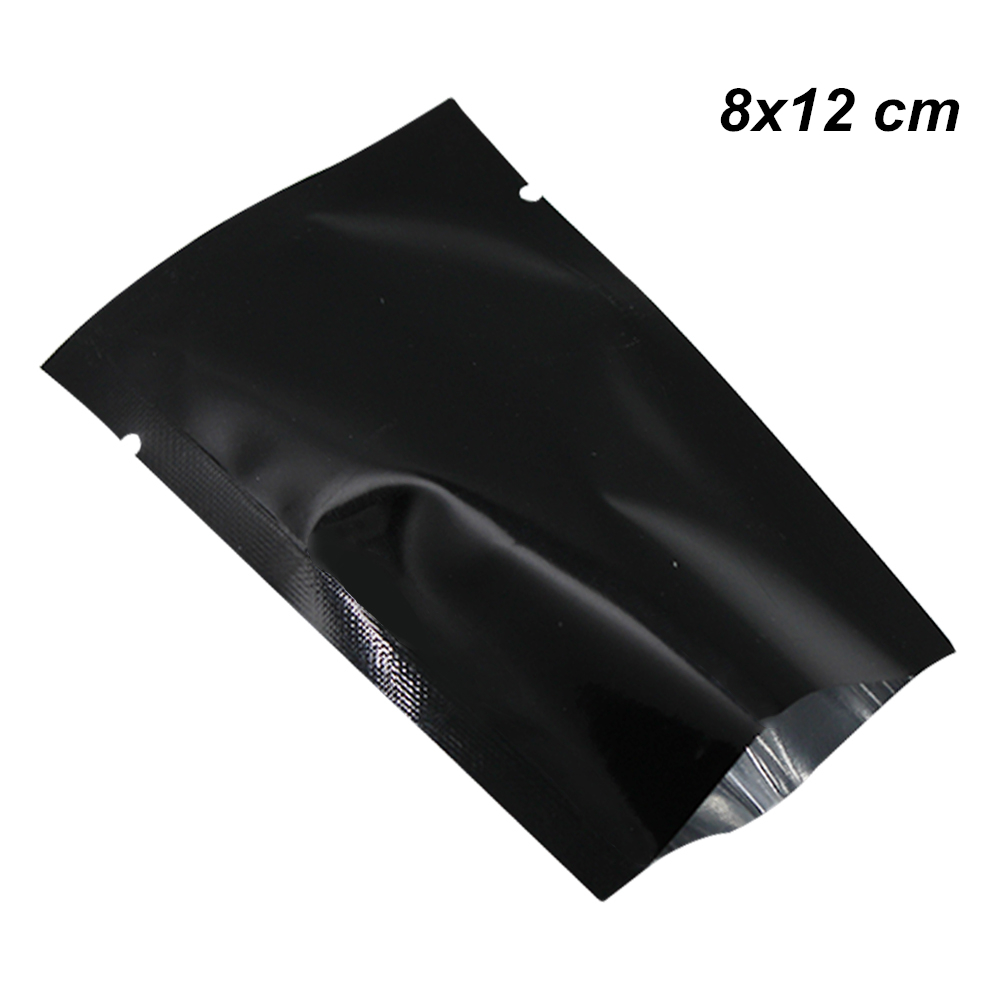 8x12 cm 200 Pcs Black Aluminum Foil Heat Seal Pouch Open Top Foil Mylar Bag Vacuum Sealer Food Preparation Equipment Baggie for Food Storage
8x12 cm 200 Pcs Black Aluminum Foil Heat Seal Pouch Open Top Foil Mylar Bag Vacuum Sealer Food Preparation Equipment Baggie for Food Storage