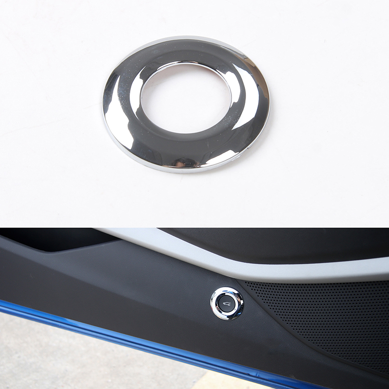 Tail Door Trunk Open Button Switch Decoration Ring Cover for Chevrolet Camaro 2017+ Car Interior Accessories