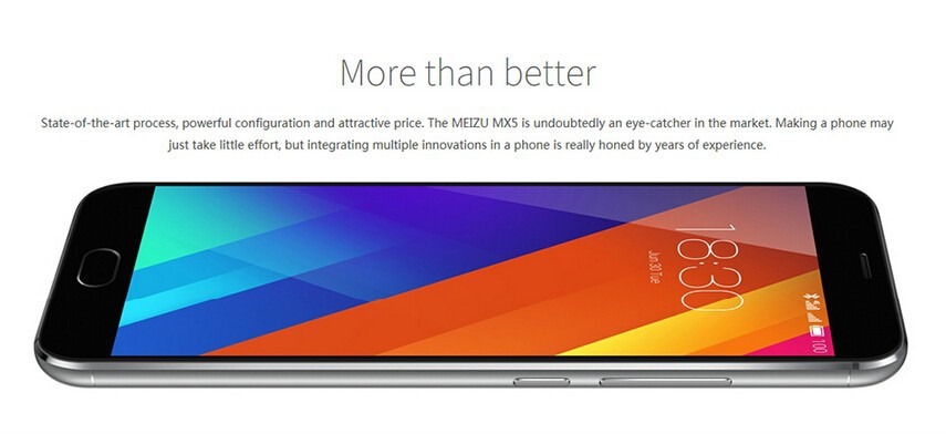 Original Meizu MX5 4G LTE Mobile Phone Helio X10 Octa Core 3GB RAM 16GB 32GB ROM Android 5.5 inch 20.7MP Camera Fingerprint ID Cell Phone