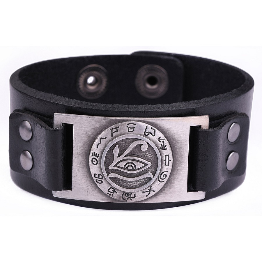 Religion Viking Bracelet Ancient Egyptian Myths Isis Leather Bracelet Lucky Eye Mantra Snap Button Jewelry
Religion Viking Bracelet Ancient Egyptian Myths Isis Leather Bracelet Lucky Eye Mantra Snap Button Jewelry