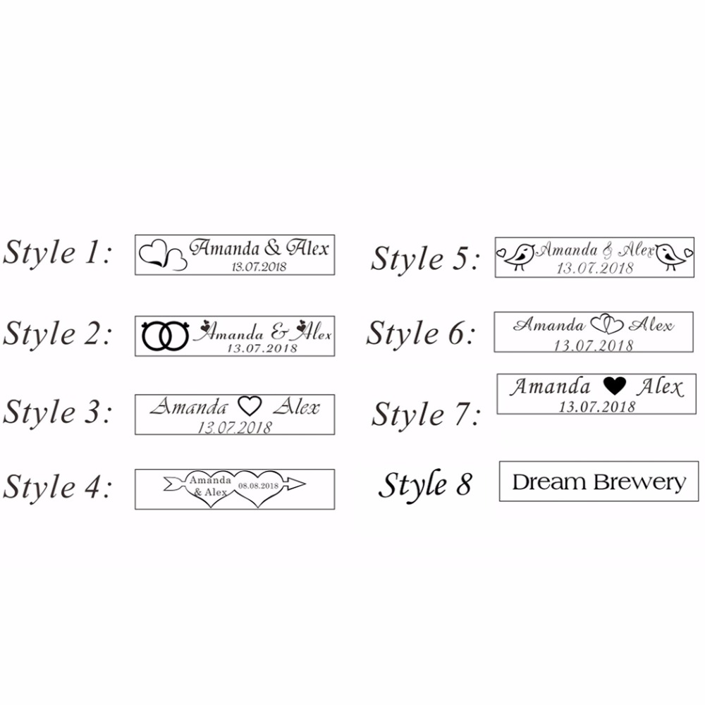Personalized Engraved Bottle Opener Key Chain Wedding Favors Brewery Hotel Restaurant 8 Colors Customized 50 pcs