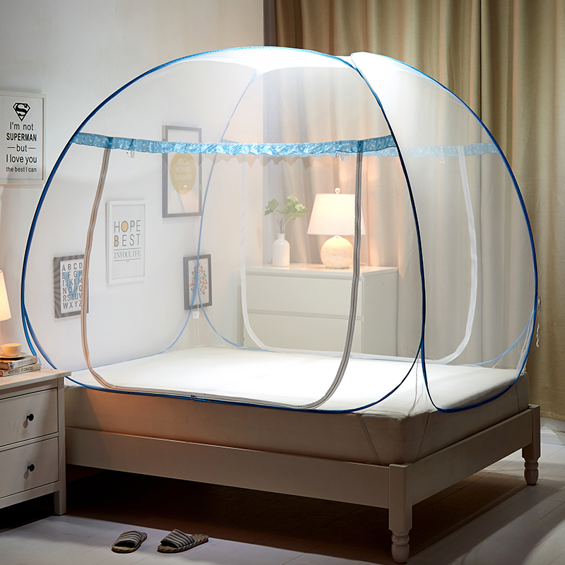 Portable Folding Mosquito Net Mongolian Yurt Insert Mesh Adult Bed Canopy Kids Moustiquaire Blue Foldable Tent Bed klamboe Nets
Portable Folding Mosquito Net Mongolian Yurt Insert Mesh Adult Bed Canopy Kids Moustiquaire Blue Foldable Tent Bed klamboe Nets