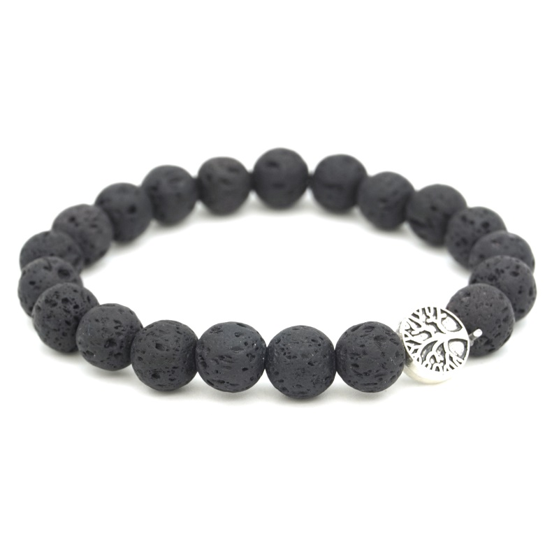 Tree of life Charms 8mm Black Lava Stone Beaded Bracelet Essential Oil Diffuser Bracelet Volcanic Rock Hand Strings MKI
Tree of life Charms 8mm Black Lava Stone Beaded Bracelet Essential Oil Diffuser Bracelet Volcanic Rock Hand Strings MKI