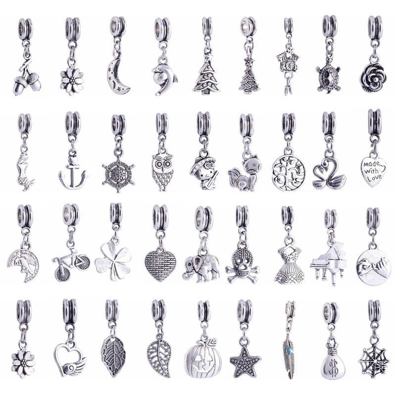 Mix Style Big Hole Loose Beads Charm For Pandora DIY Jewelry Bracelet For European Bracelets Women Jewelry KKA1085
Mix Style Big Hole Loose Beads Charm For Pandora DIY Jewelry Bracelet For European Bracelets Women Jewelry KKA1085