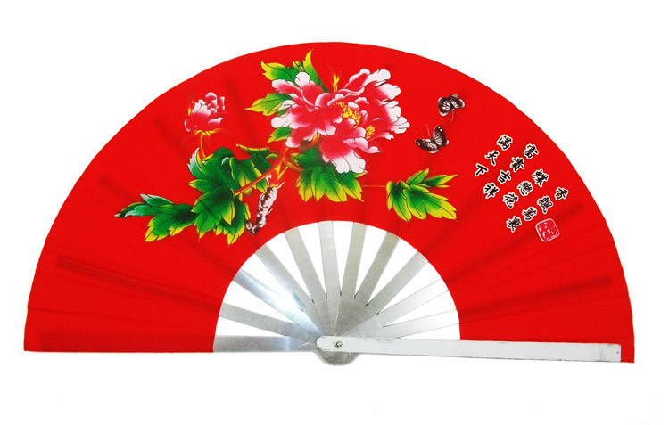 All stainless steel fan bones tai chi kung fu fan tieshan dance quinquagenarian fitness metal fan