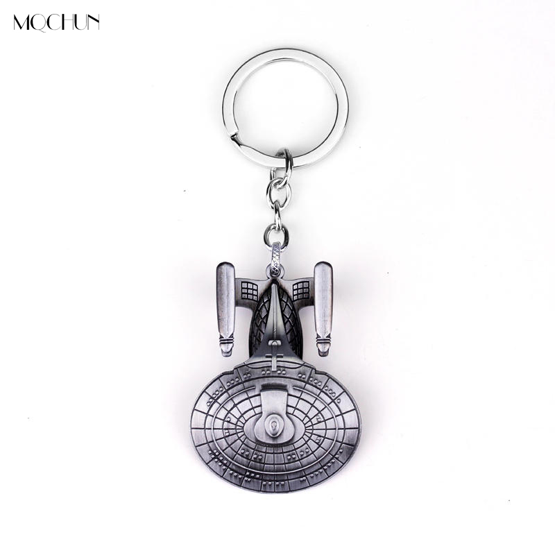 MQCHUN Star Trek Keychains Spacecraft Pendant Keyrings Retro Movie jewelry Key holder Charms Key Chain Men Cosplay Party Gift
MQCHUN Star Trek Keychains Spacecraft Pendant Keyrings Retro Movie jewelry Key holder Charms Key Chain Men Cosplay Party Gift