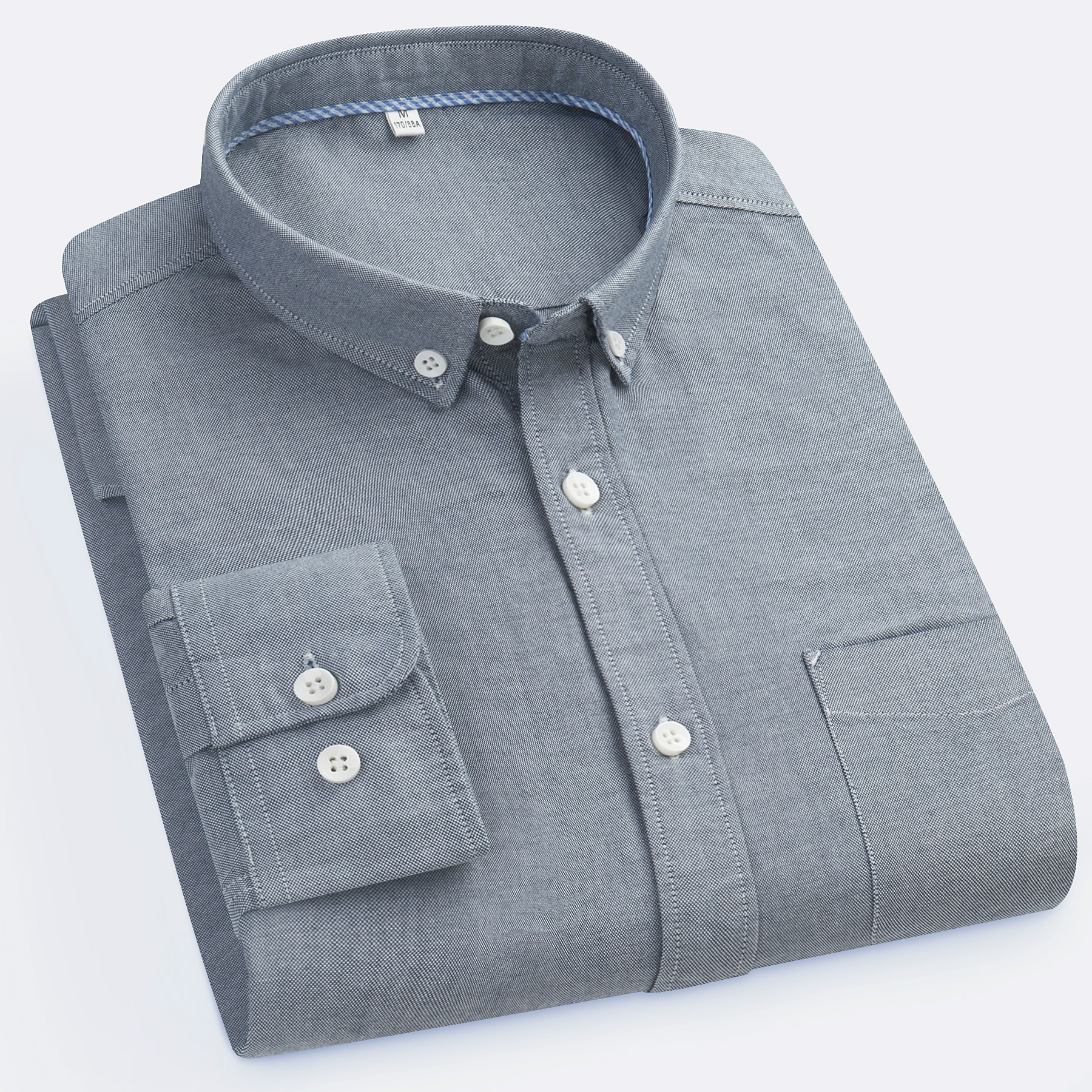 Long Sleeve Plus Size 3XL Men Casual Shirt Male Business Dress Shirt Men Brand Social Oxford Shirts Blue White
Long Sleeve Plus Size 3XL Men Casual Shirt Male Business Dress Shirt Men Brand Social Oxford Shirts Blue White