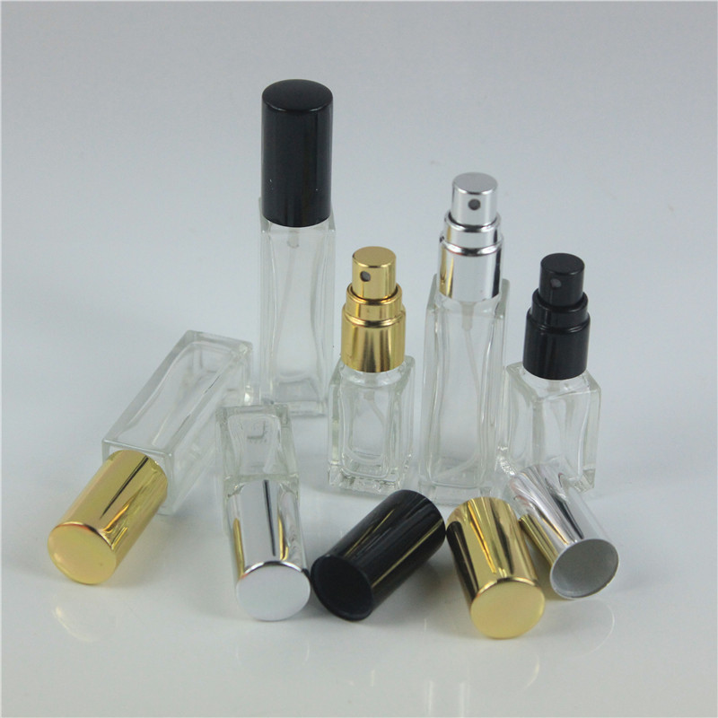 50PCS/lot 5ml 10ml Clear Thick Glass Mist Spray Perfume Bottle With Black Gold Silver Lid Refillable Portable Mini Perfume Bottle
50PCS/lot 5ml 10ml Clear Thick Glass Mist Spray Perfume Bottle With Black Gold Silver Lid Refillable Portable Mini Perfume Bottle