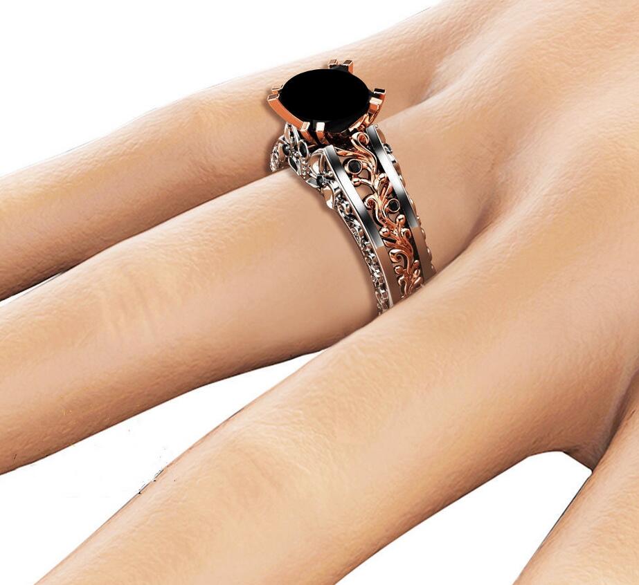 14K Gold Multi Color Topaz CZ Dia Wedding Ring Band | 2024 Jewelry