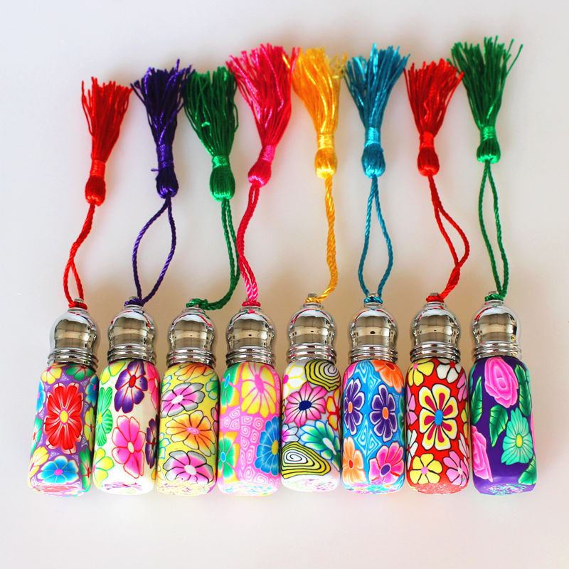 6ml roll on perfume bottles polymer clay bottle refillable small glass roller essential oil glass bottle
6ml roll on perfume bottles polymer clay bottle refillable small glass roller essential oil glass bottle