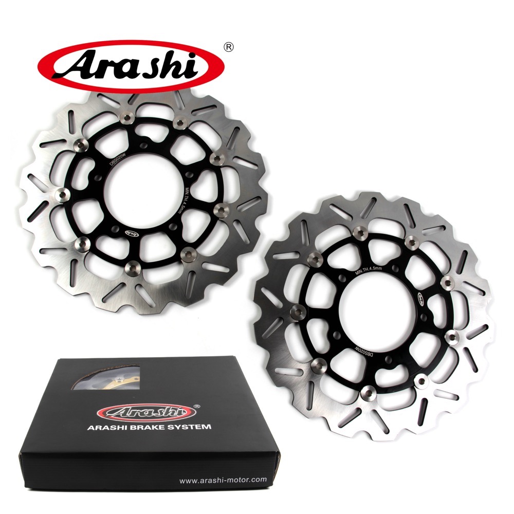Arashi CNC Front Brake Disc GSXR600 Floating Brake Rotors FOR SUZUKI GSX R600/R750/R1000 ONE SET( Left & Right)2006-2007 DBS020W
Arashi CNC Front Brake Disc GSXR600 Floating Brake Rotors FOR SUZUKI GSX R600/R750/R1000 ONE SET( Left & Right)2006-2007 DBS020W