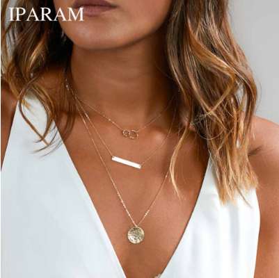 IPARAM New Fashion Layered Gold Silver Choker Necklace For Women Charm Long Square Multilayer Loos Y Necklace Gift
IPARAM New Fashion Layered Gold Silver Choker Necklace For Women Charm Long Square Multilayer Loos Y Necklace Gift