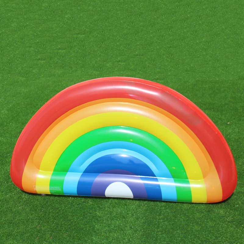 Semi Circle Rainbow Inflatable Floats Easy To Carry Pool Water Toy Resuable PVC Swim Ring For Adults And Children 60at B
Semi Circle Rainbow Inflatable Floats Easy To Carry Pool Water Toy Resuable PVC Swim Ring For Adults And Children 60at B