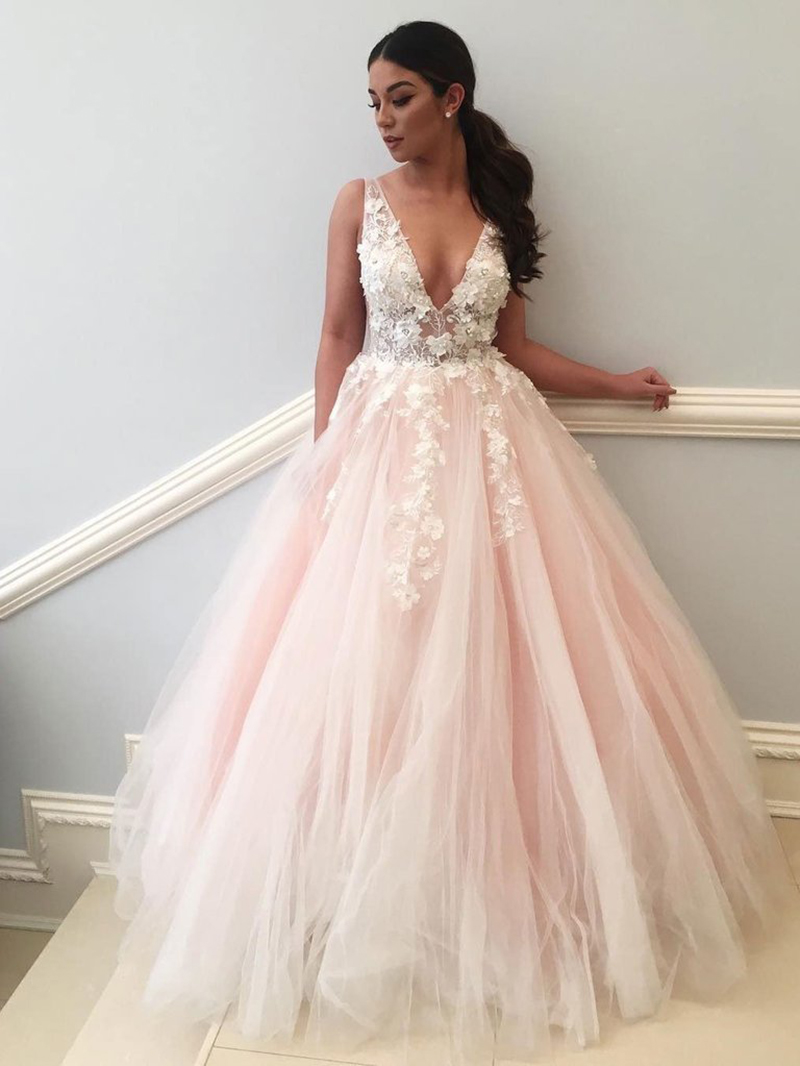 Sexy See Through Lace Appliques Pale Pink A line Long Custom Evening Prom Dresses Sexy Backless Prom Gowns Formal Dress For Party Wear
Sexy See Through Lace Appliques Pale Pink A line Long Custom Evening Prom Dresses Sexy Backless Prom Gowns Formal Dress For Party Wear