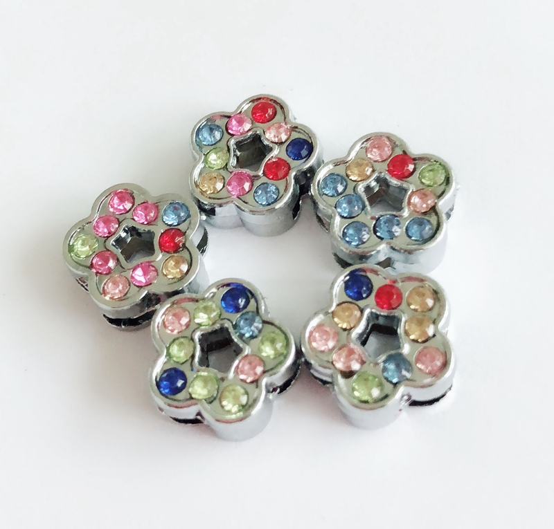 10PCs 8MM Colorful Rhinestone Flower Slide Charms Letters DIY Accessories Fit 8mm Wristband Pet Dog Name Collars Belts Tags, Bronze;silver
10PCs 8MM Colorful Rhinestone Flower Slide Charms Letters DIY Accessories Fit 8mm Wristband Pet Dog Name Collars Belts Tags, Bronze;silver