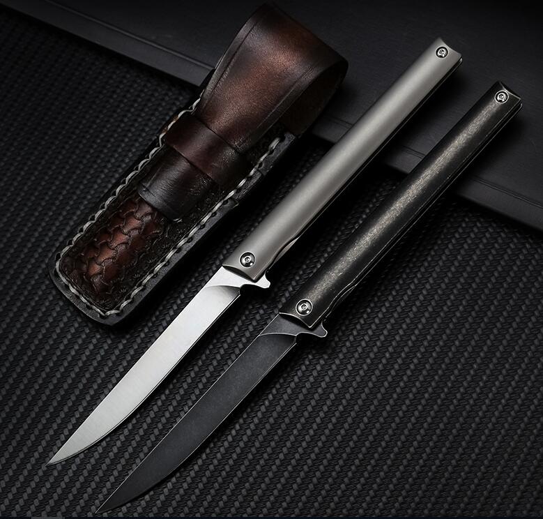 1Pcs High End Flipper Folding Knife D2 Drop Point Blade TC4 Titanium Alloy Handle Ball Bearing Fast Open Knives
1Pcs High End Flipper Folding Knife D2 Drop Point Blade TC4 Titanium Alloy Handle Ball Bearing Fast Open Knives