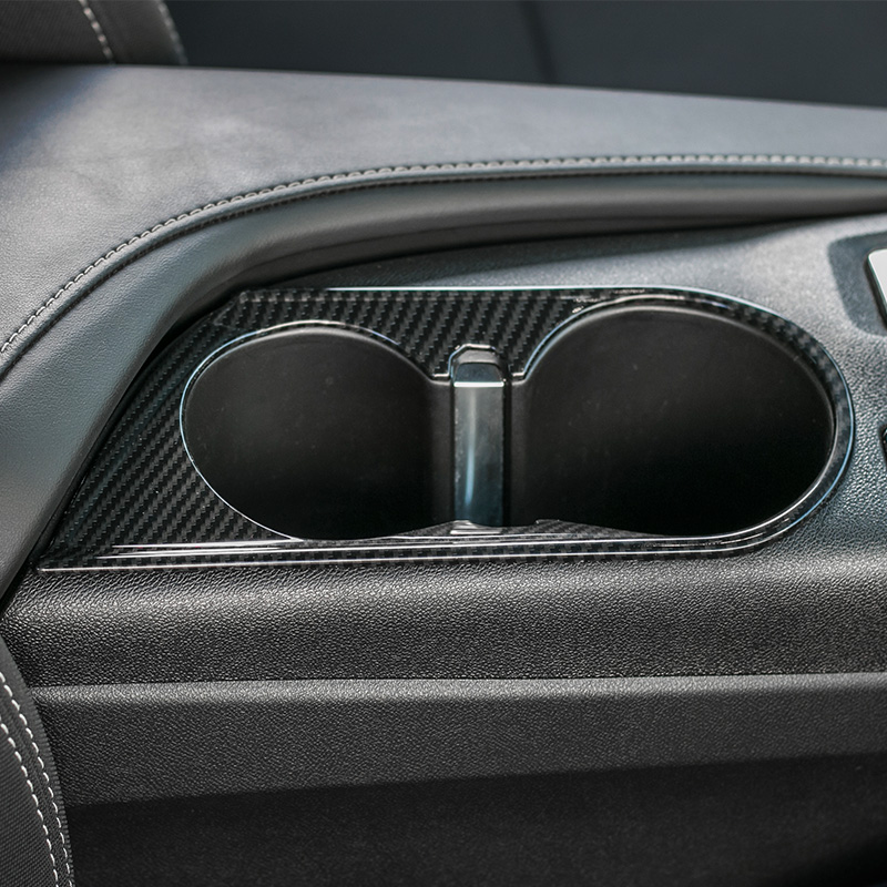 ABS Front Cup Holder Cover Decoration Accessories For Chevrolet Camaro Up Car Styling Interior Accessories