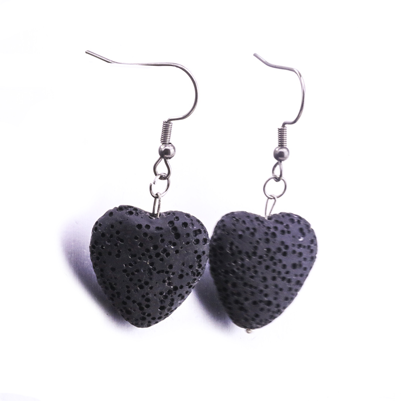 Fashion 10Colors Heart Love Lava Stone Earring Aromatherapy Essential Oil Perfume Diffuser Dangle Earrings for women jewelry
Fashion 10Colors Heart Love Lava Stone Earring Aromatherapy Essential Oil Perfume Diffuser Dangle Earrings for women jewelry