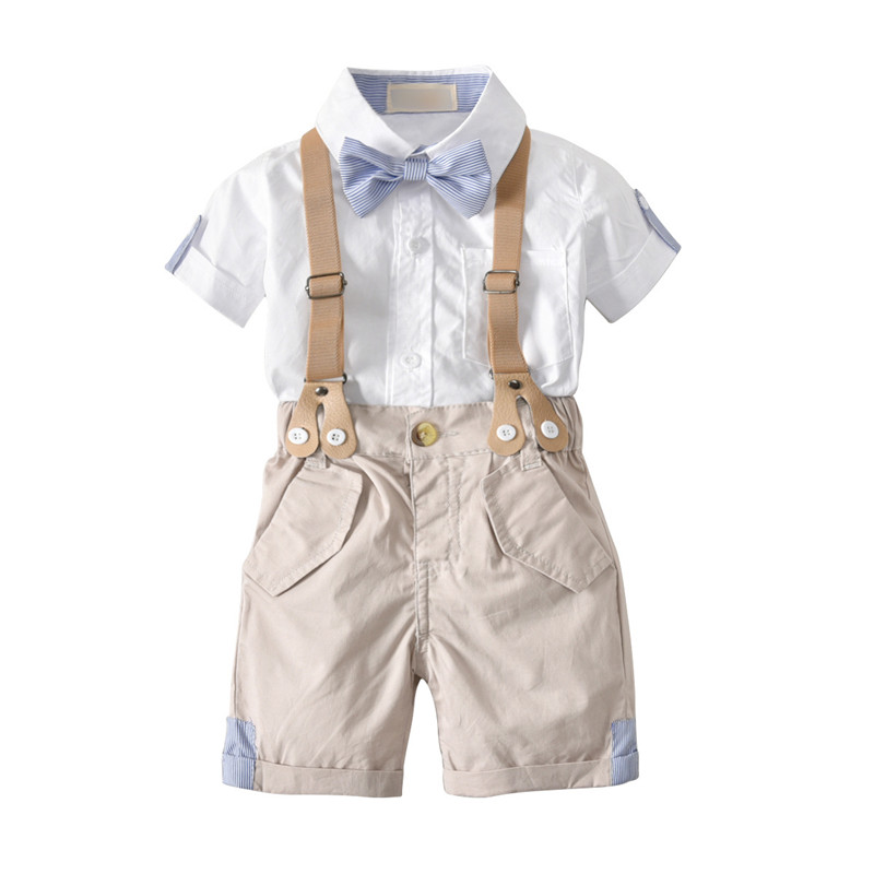 Babys Clothing Sets Boys Shirt Braces shorts Kit With bow ties Summer Gentleman Cotton Shorts Shirt Suits Free Shipping B0205, White
Babys Clothing Sets Boys Shirt Braces shorts Kit With bow ties Summer Gentleman Cotton Shorts Shirt Suits Free Shipping B0205, White