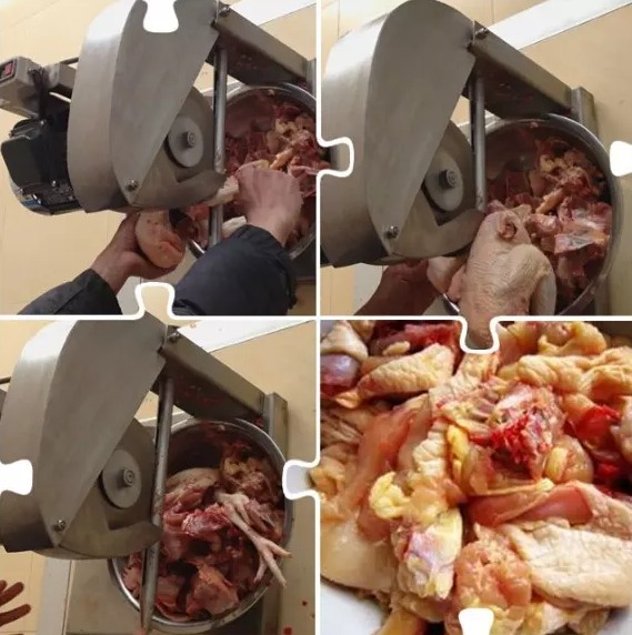 110220v Chicken Food Processing Equipment Cutter Cutting Machine Commercial Poultry Saw for Slaughtering House Meat Shop8902525