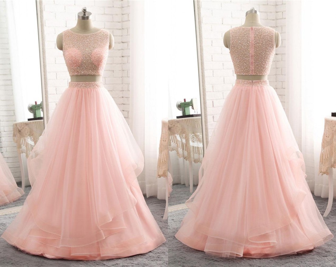 Coral 2 Pieces Evening Dress Cheap Sheer Neck Hollow Back with Beaded Crystal Sequins A line Tulle Pleated Runway Prom Formal Dress Long, Orange
Coral 2 Pieces Evening Dress Cheap Sheer Neck Hollow Back with Beaded Crystal Sequins A line Tulle Pleated Runway Prom Formal Dress Long, Orange