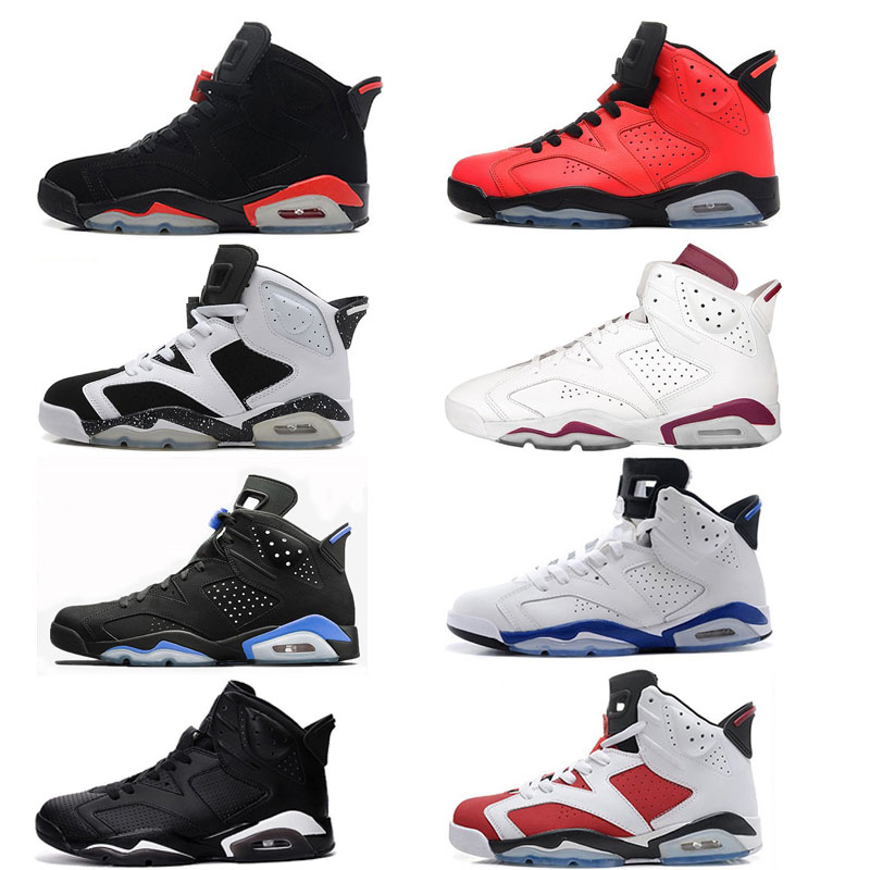 2018 6 men Basketball shoes black cat Hare Carmine White Infrared bull sport blue Oreo Olympic Maroon Chrome sports, Unc
2018 6 men Basketball shoes black cat Hare Carmine White Infrared bull sport blue Oreo Olympic Maroon Chrome sports, Unc