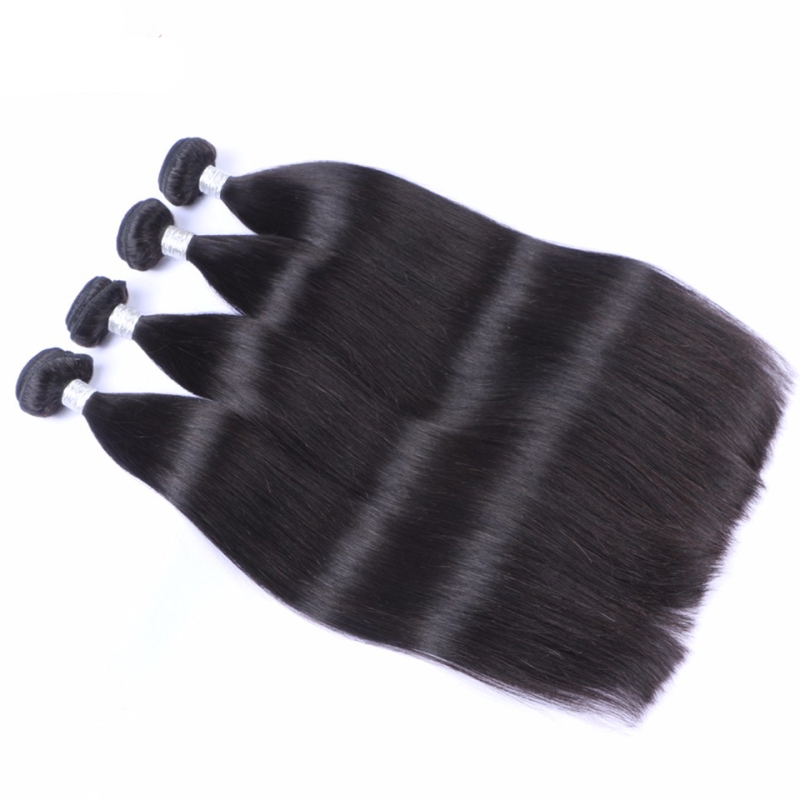 HD 2X6 Lace Closure Silky Straight Brazilian Peruvian Indian 100% Human Hair Wefts With 2*6 Closures Natural Color 10-30inch