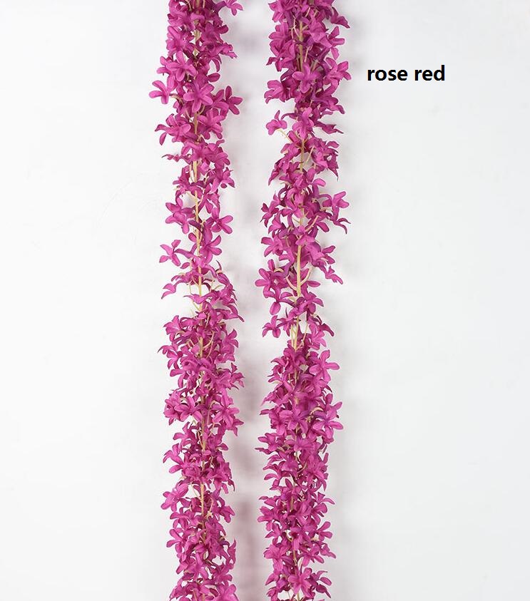 Artificial Flowers Cherry Blossom attificial Lilac flowers Vine beautiful rattan for wedding decotations Encryption flower string AF06