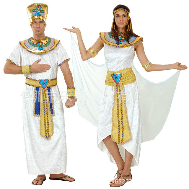 Men women costume Egypt prince princess royal king queen luxury golden halloween cosplay Masquerade theme party adult costume, As show
Men women costume Egypt prince princess royal king queen luxury golden halloween cosplay Masquerade theme party adult costume, As show