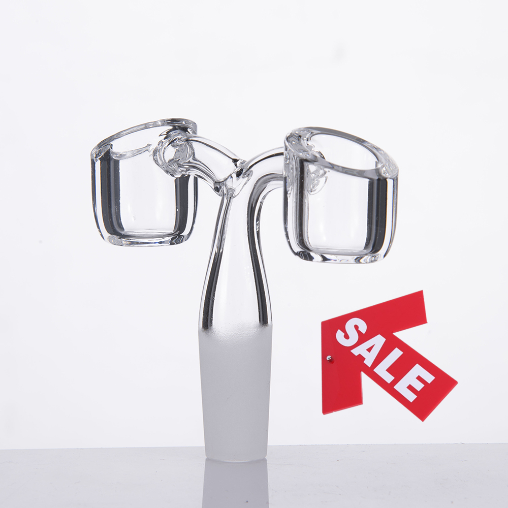 Dual Banger 4mm Thick Quartz Banger Nail Double Bowls For glass water pipe dab oil rig
Dual Banger 4mm Thick Quartz Banger Nail Double Bowls For glass water pipe dab oil rig
