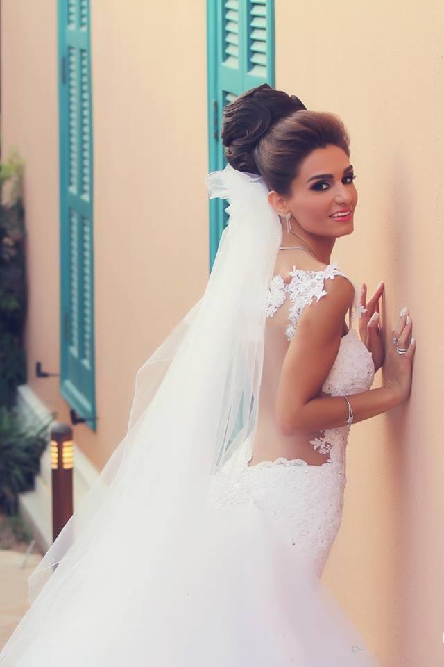 Elegant Sexy White Lace Mermaid Wedding Dresses Sheer Back Detachable Train Bridal Gowns Plus Size Vestidos De Noiva 0510