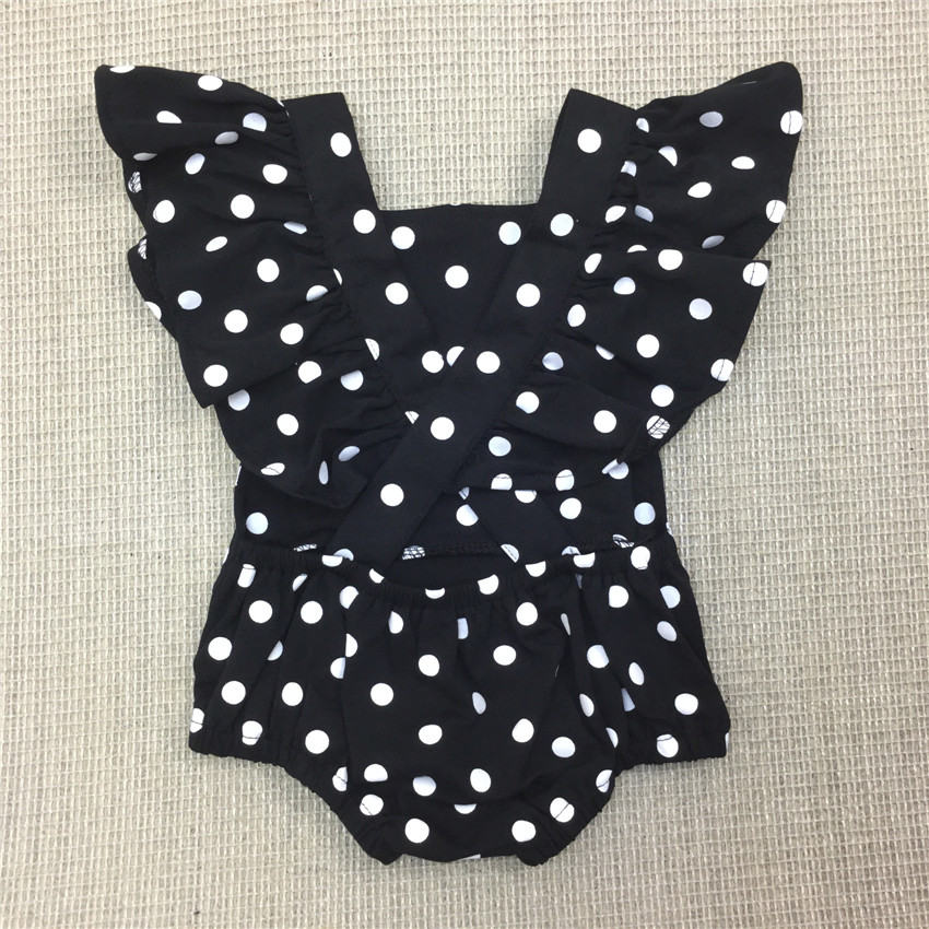 Seartist Baby Girls Romper Newborn Infant Clothing Girls Summer Spring Cotton Ruffle Sleeve Romper Toddler Jumpsuit 0-2Yrs C32