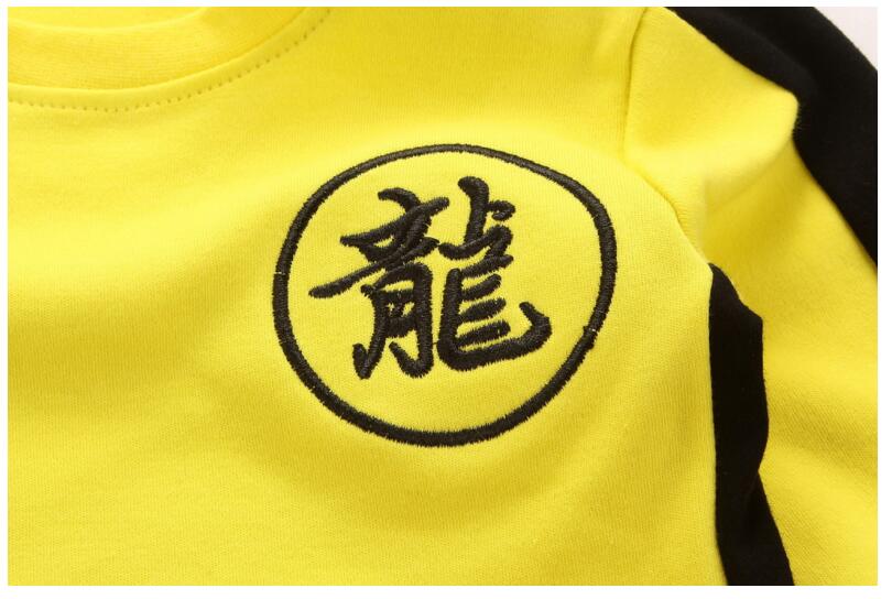 NEW Bruce Lee Baby Boys Clothes Romper Chinese Kong Fu Infant Jumpsuit Hero Newborn Baby Costume Climbing