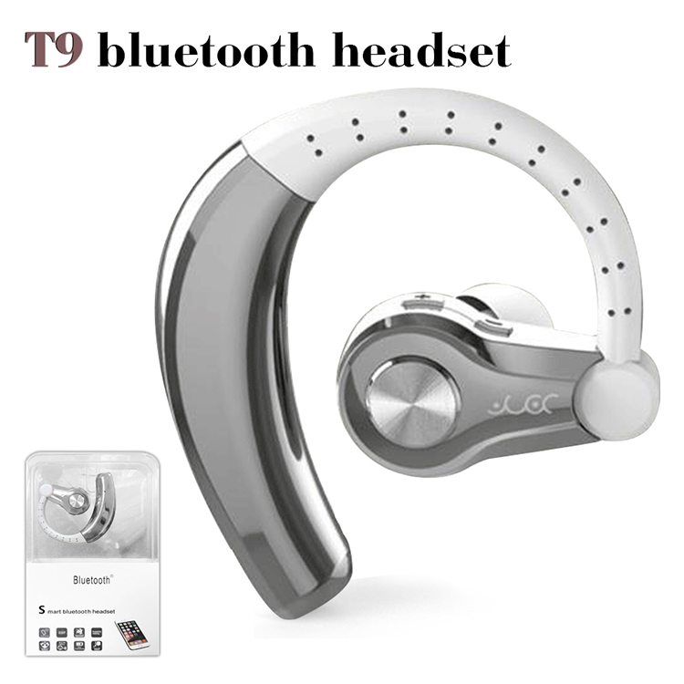 Bluetooth Headphone T9 Noise Cancelling Earphone Business Headset With Mic For Gym Running Earbuds For IOS Android With Package, 4# black
Bluetooth Headphone T9 Noise Cancelling Earphone Business Headset With Mic For Gym Running Earbuds For IOS Android With Package, 4# black