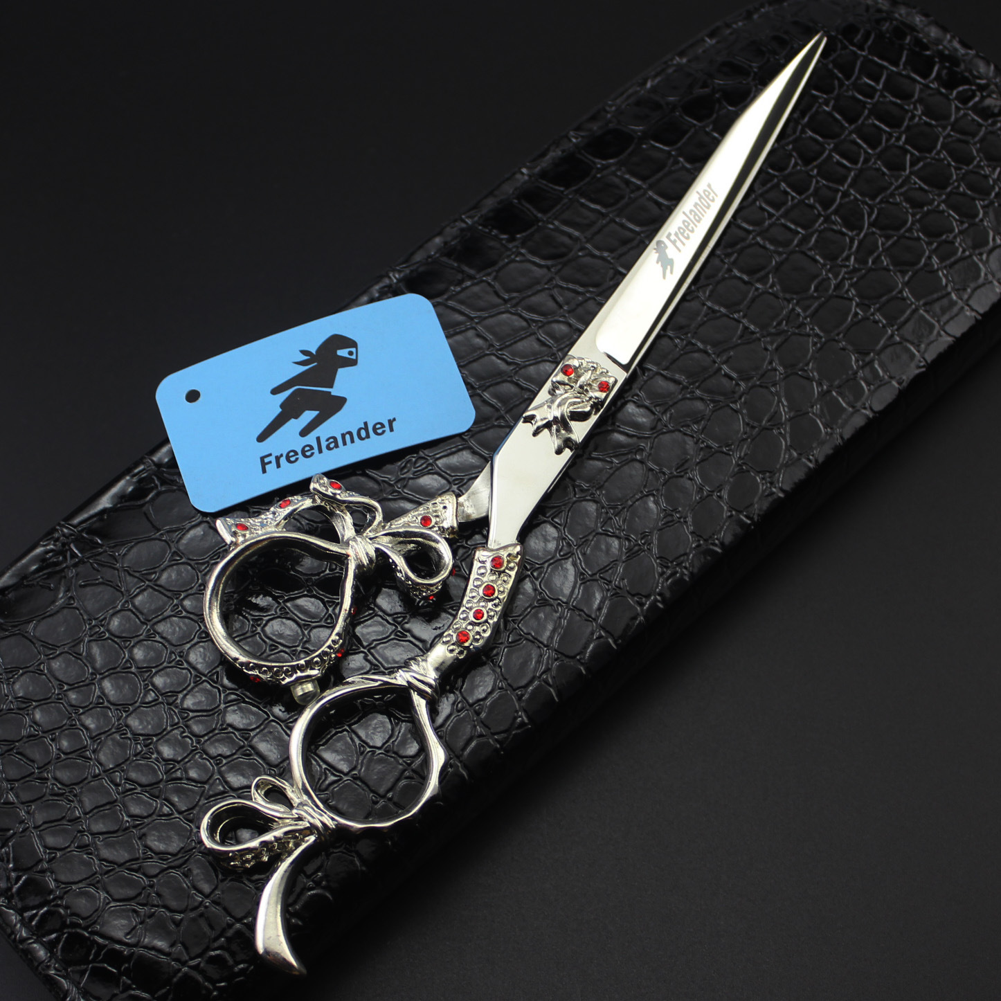 With leather case Freelander 7.0 inch 440C 62HRC TB-76/TB-77/TB-78/TB-79 cutting scissors high quality free shipping