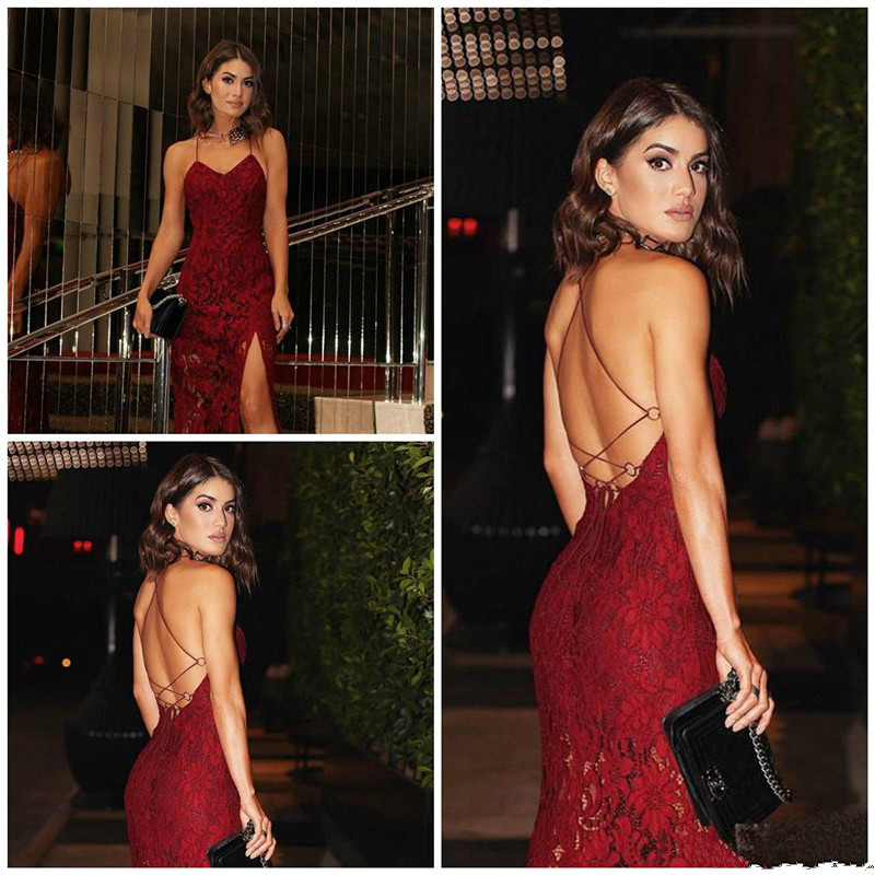 Red Lace Tea Length Short Evening Dresses Sexy Spaghetti Backless Side Split Prom Party Dress Custom Made Sheath Evening Gowns, Orange
Red Lace Tea Length Short Evening Dresses Sexy Spaghetti Backless Side Split Prom Party Dress Custom Made Sheath Evening Gowns, Orange
