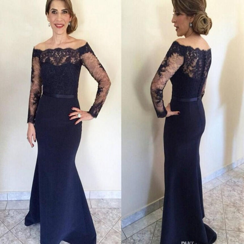 Navy Blue Scoop Neck Mother of the Bride Plus size Dress With Illusion Long Sleeves Sheath Evening Formal Dress Gowns Cheap Long
Navy Blue Scoop Neck Mother of the Bride Plus size Dress With Illusion Long Sleeves Sheath Evening Formal Dress Gowns Cheap Long