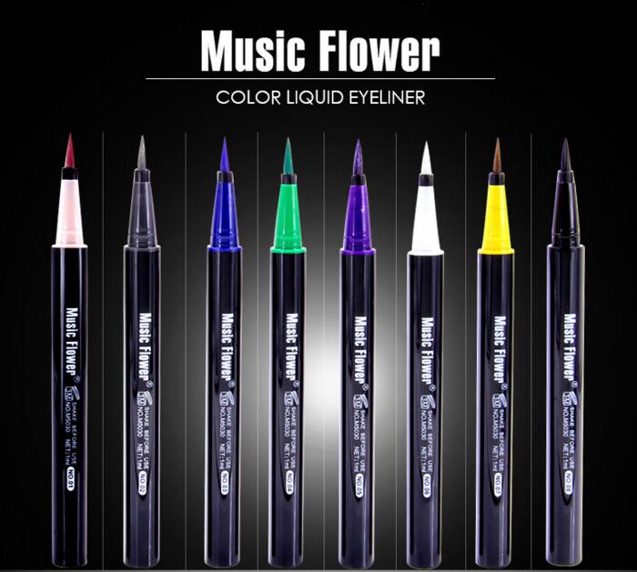 Makeup Brand Music Flower Color Eyeliner Liquid Pen Waterproof Not blooming 8colors can choose, See photo
Makeup Brand Music Flower Color Eyeliner Liquid Pen Waterproof Not blooming 8colors can choose, See photo