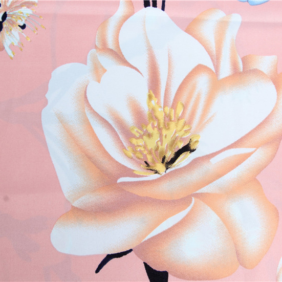 Silk Square Women Floral Print Scarf Foulard Femme Hijabs Vintage Flower Twill Scarves Wholesale 130cm*130cm