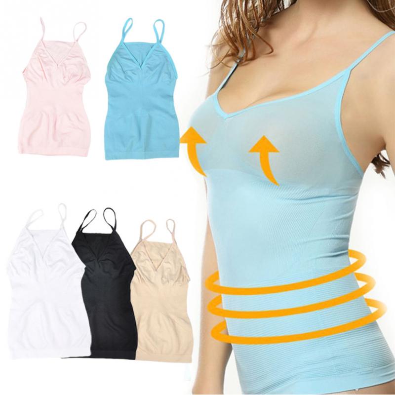2017 Women Slimming Tank Top Tummy Control Seamless Vest Cami Shaper Body ShapeWear