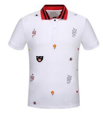 2018 New Fashion Designer Polos Tshirts Snake Bee Men Women Brand Big Plus Size Casual O Neck Short Sleeve Summer Tops, White
2018 New Fashion Designer Polos Tshirts Snake Bee Men Women Brand Big Plus Size Casual O Neck Short Sleeve Summer Tops, White
