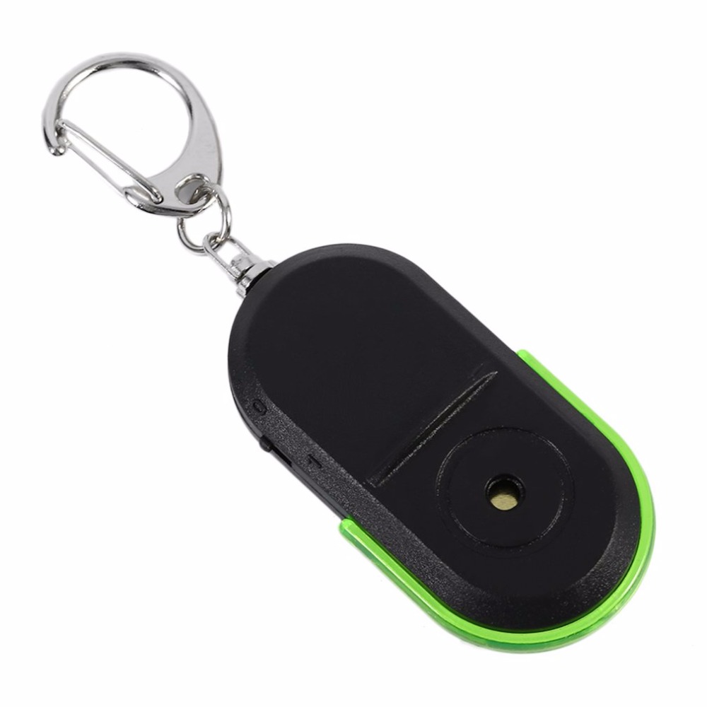 CKC 1pc Portable Size Old People Anti-Lost Alarm High quality Wireless Useful Whistle Sound LED Light Locator Key Finder Keychain