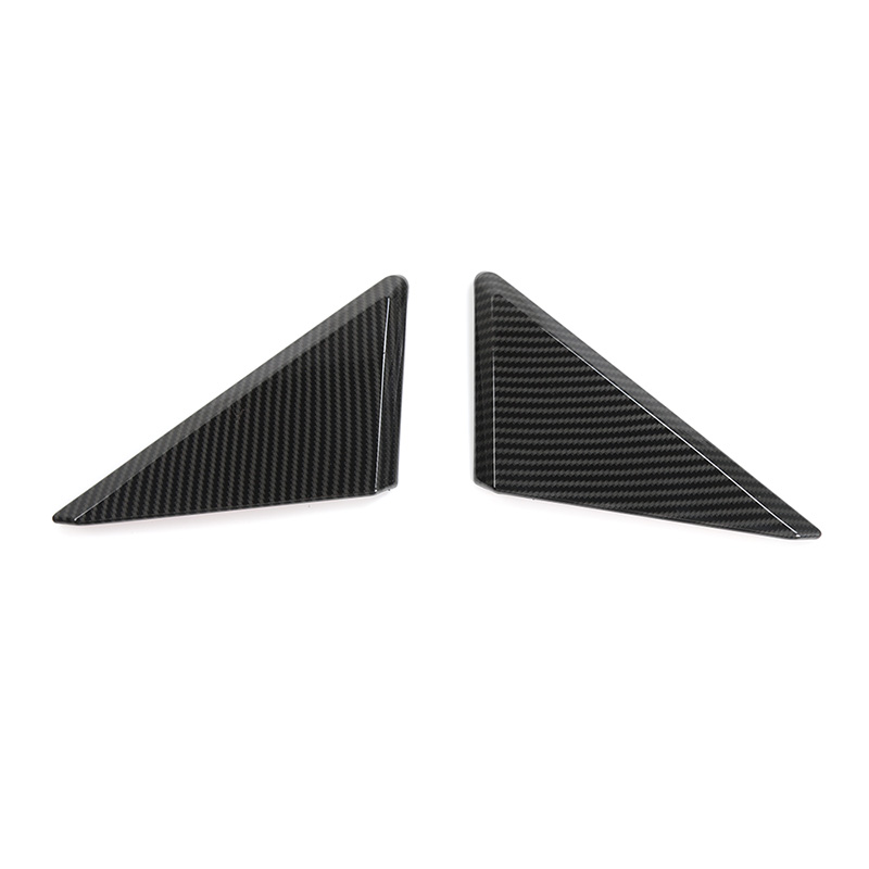 Car A-pillar Panel Cover Sheet Window Triangle Sticker ABS For Chevrolet Camaro 2017 Up Car Styling Exterior Accessories