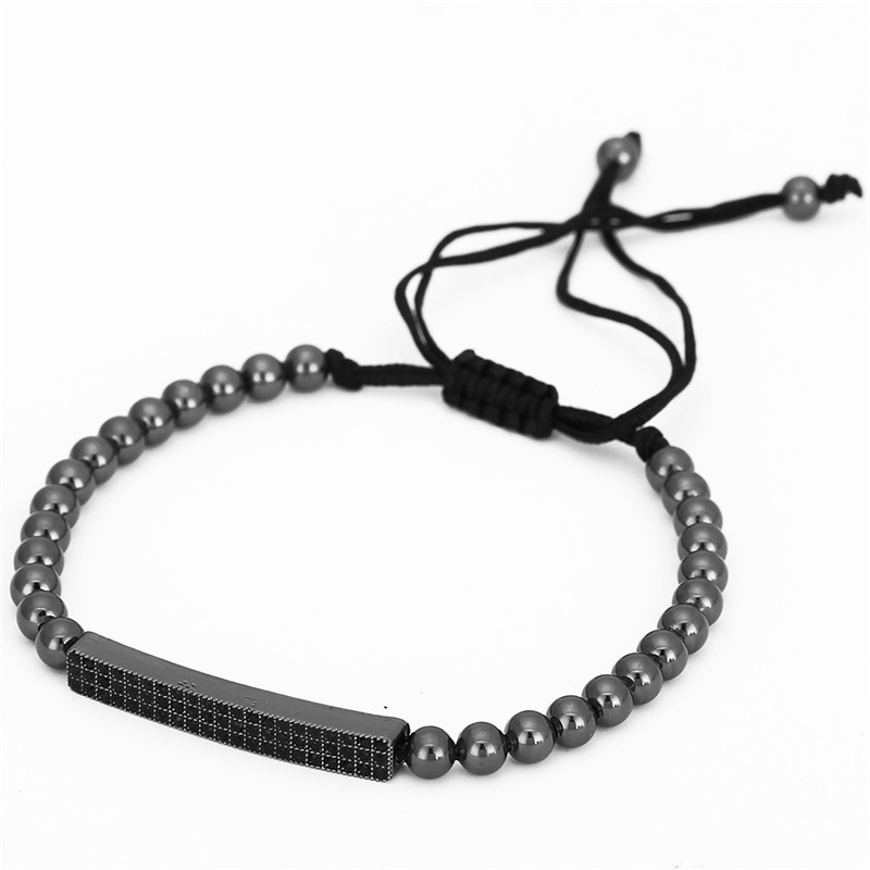 Fashion Black Zircon Copper Beads Link Charm Bracelet Handmade Adjustable Bracelets For Gift
Fashion Black Zircon Copper Beads Link Charm Bracelet Handmade Adjustable Bracelets For Gift